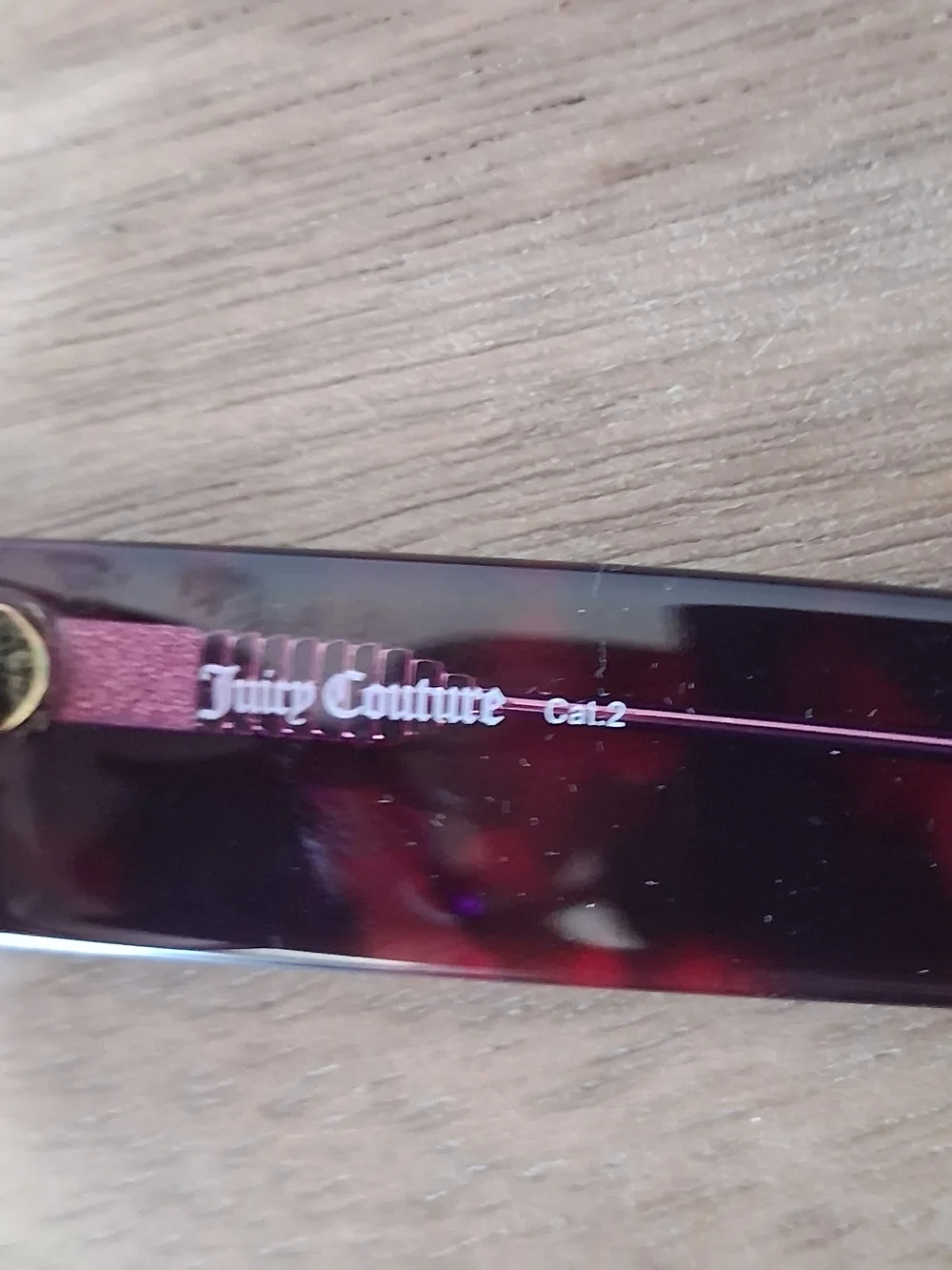 Juicy Couture Burgundy Tortoiseshell Sunglasses